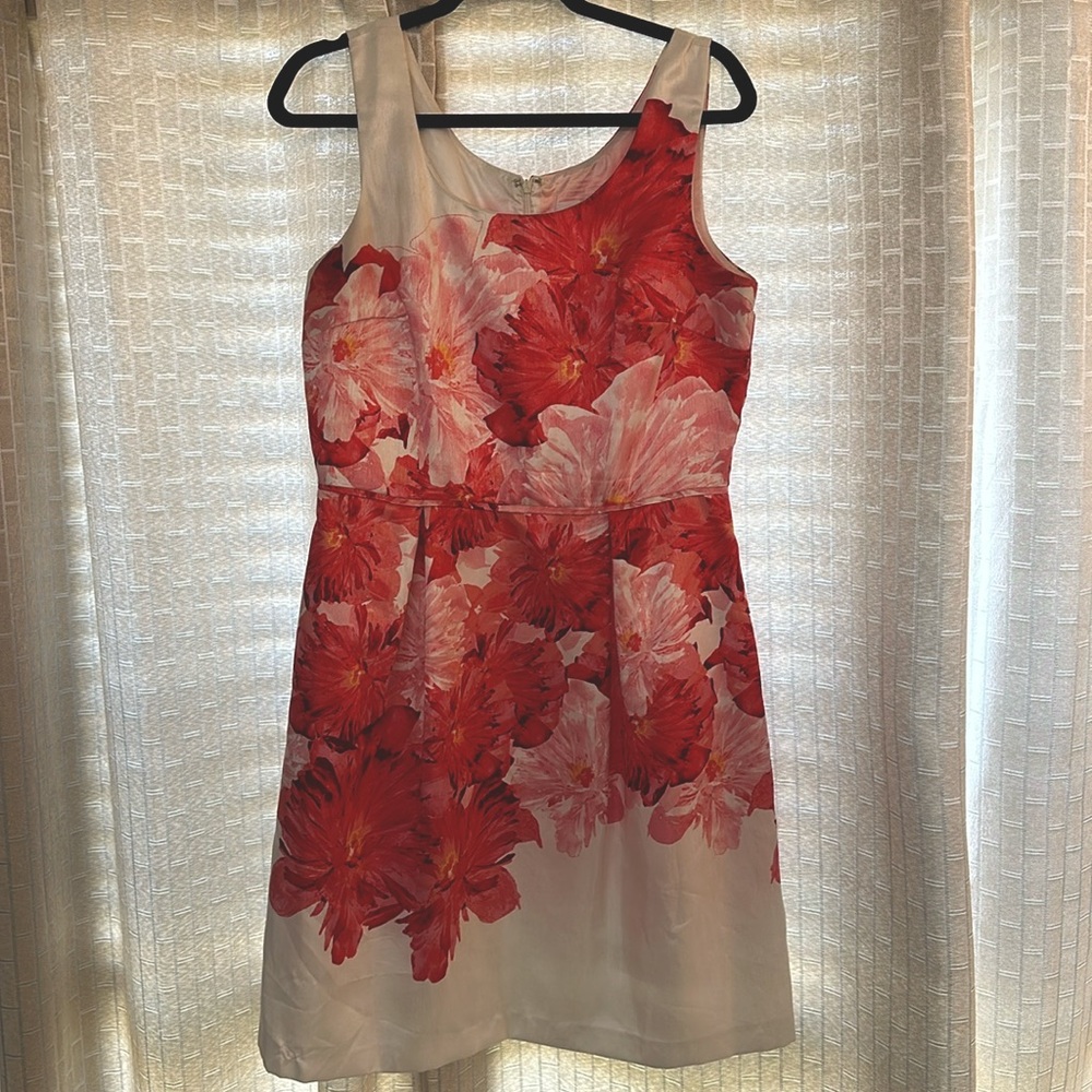 Mid Length Floral Dress